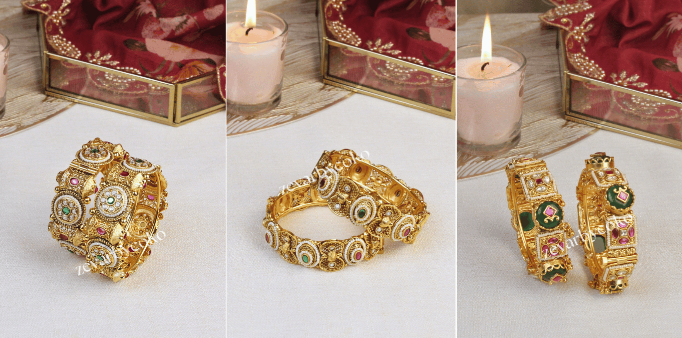 Heritage Bangles with Rajwada Polish: Where Royalty Meets Everyday Grace
