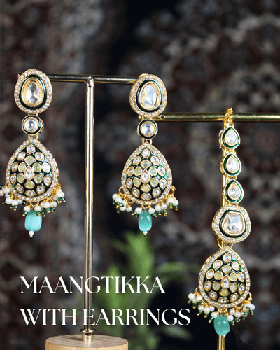 Maangtikka With Earrings