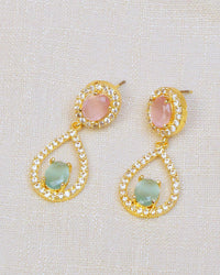 COKO's American Diamond Zircon Necklace set - Vanita