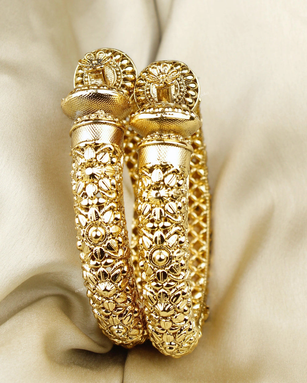 COKO's Heritage Openable Bangles Set of 2- Mehera