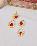 COKO's American Diamond Zircon Necklace set - Vanita