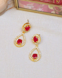 COKO's American Diamond Zircon Necklace set - Vanita