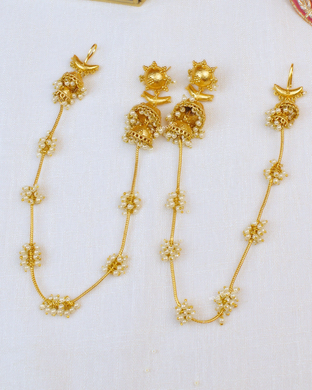 Bhavya Kashmiri Jhumka KaanchainEarrings