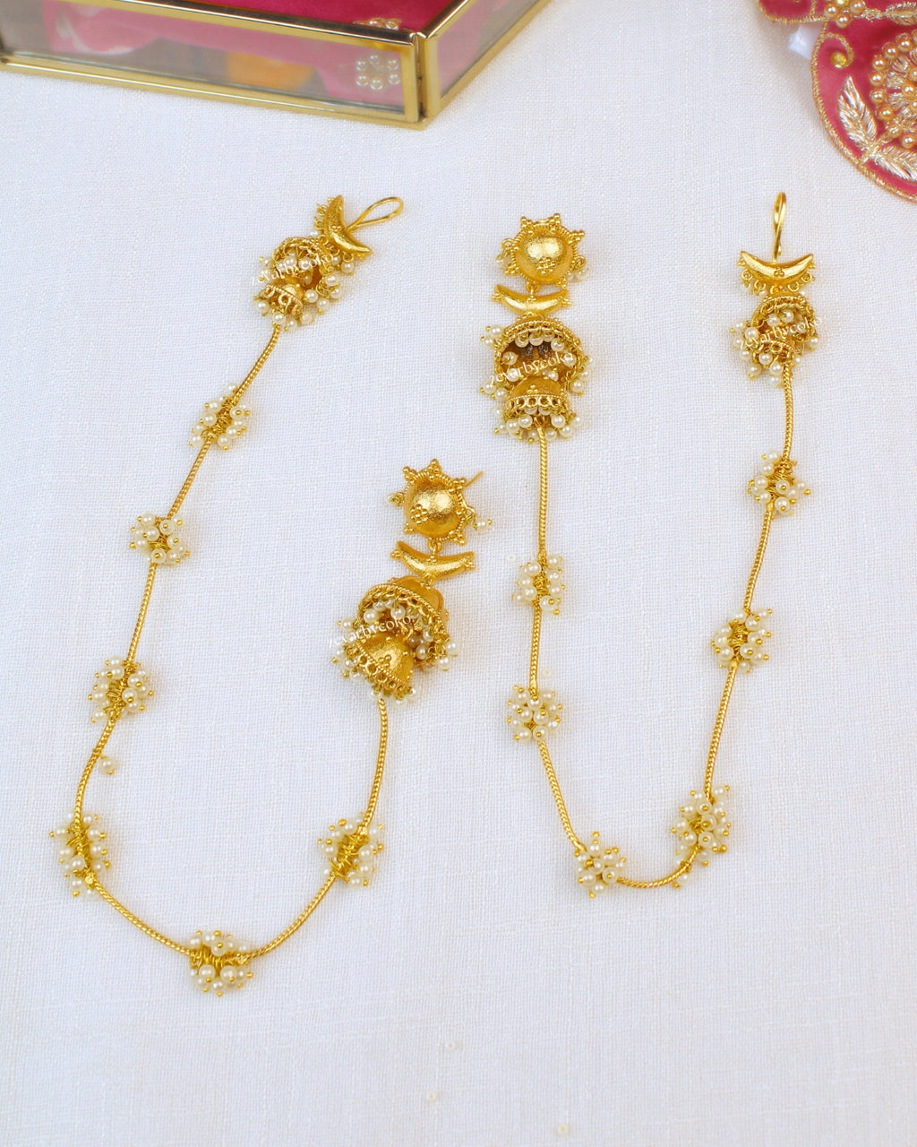 Bhavya Kashmiri Jhumka KaanchainEarrings