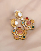 Coko's Sabya Inspired Navratna Necklace Set