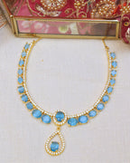 COKO's American Diamond Zircon Necklace set - Vanita