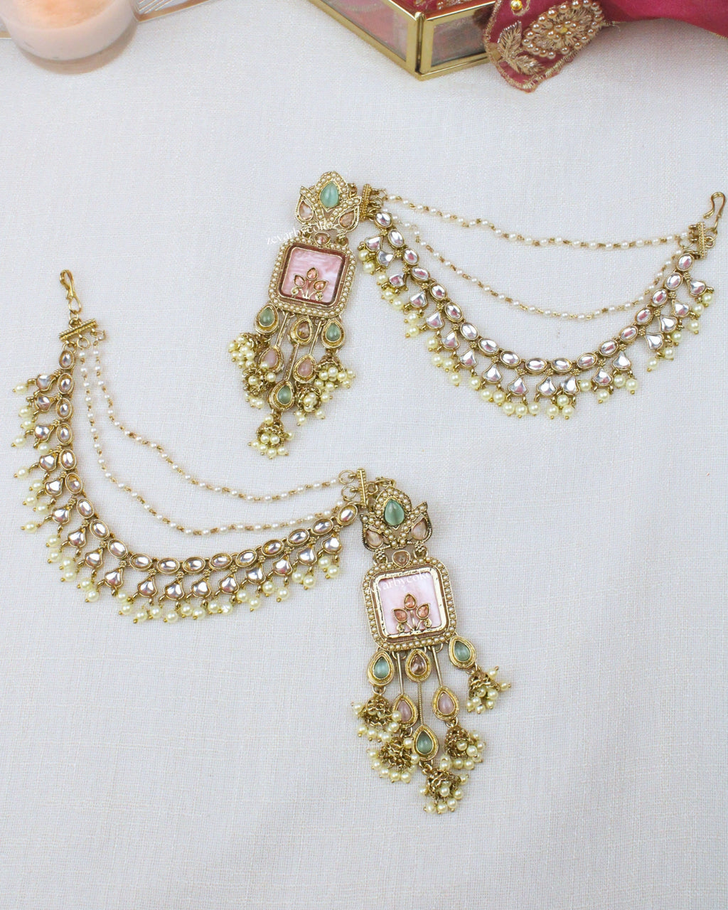 COKO's Kaan Chain Ear Chain (Sahara)- Keya Kaanchain Earrings