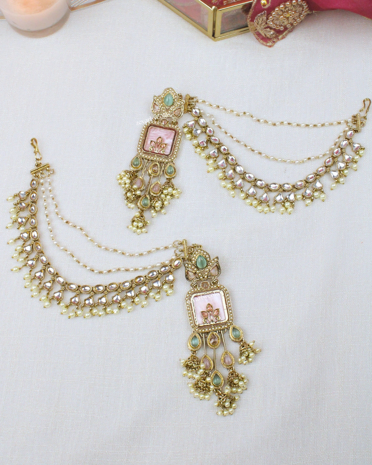 COKO's Kaan Chain Ear Chain (Sahara)- Keya Kaanchain Earrings