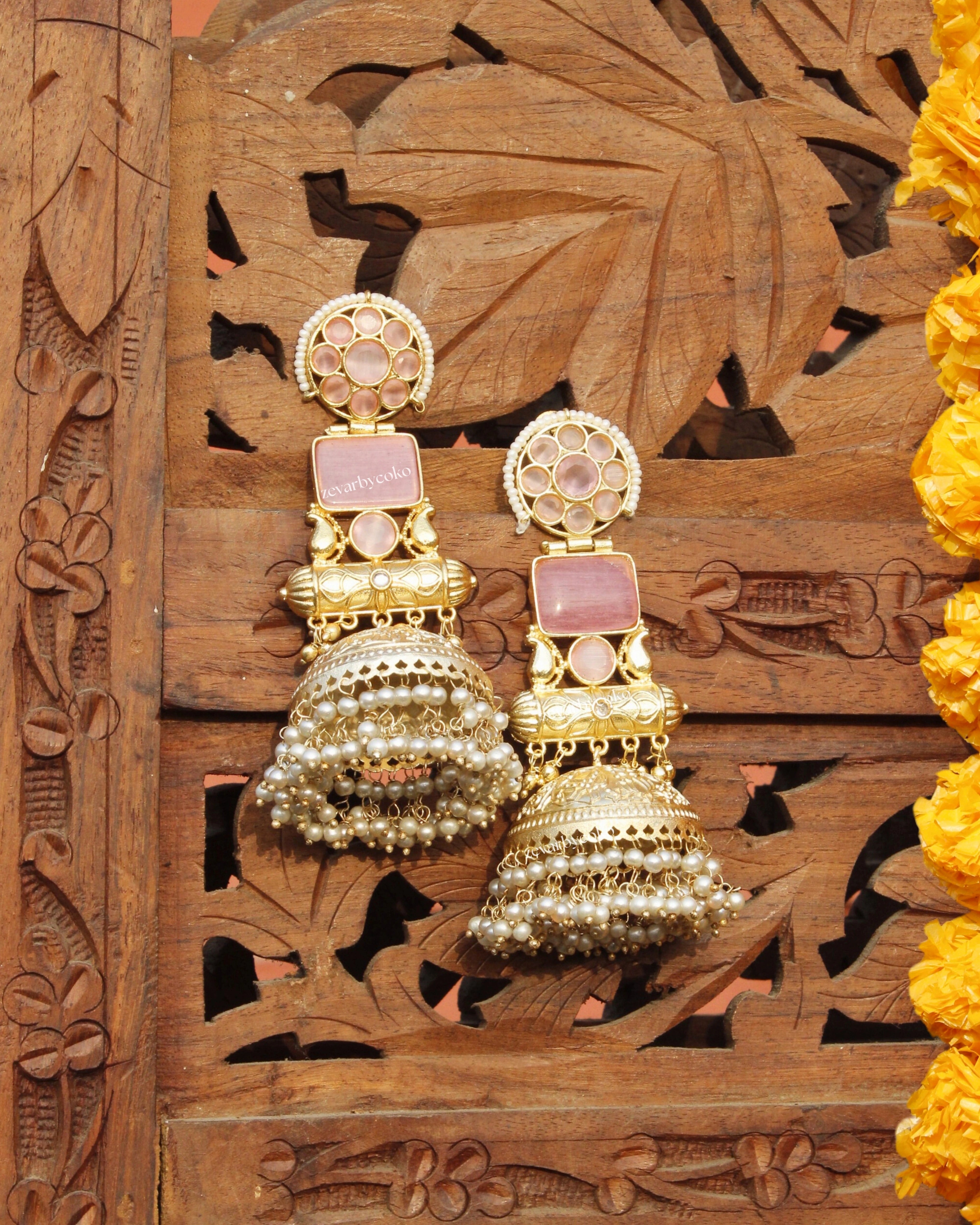 Aayushi Kashmiri Jhumka Earrings
