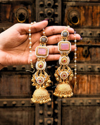Barsha Kashmiri Jhumka Earrings