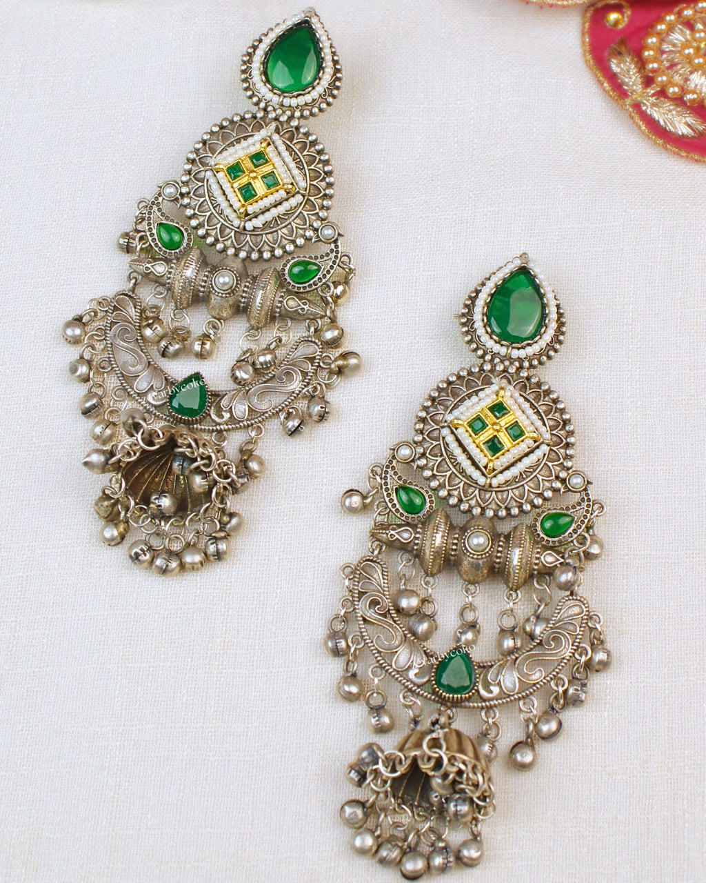 Anusha Kashmiri Jhumka Earrings