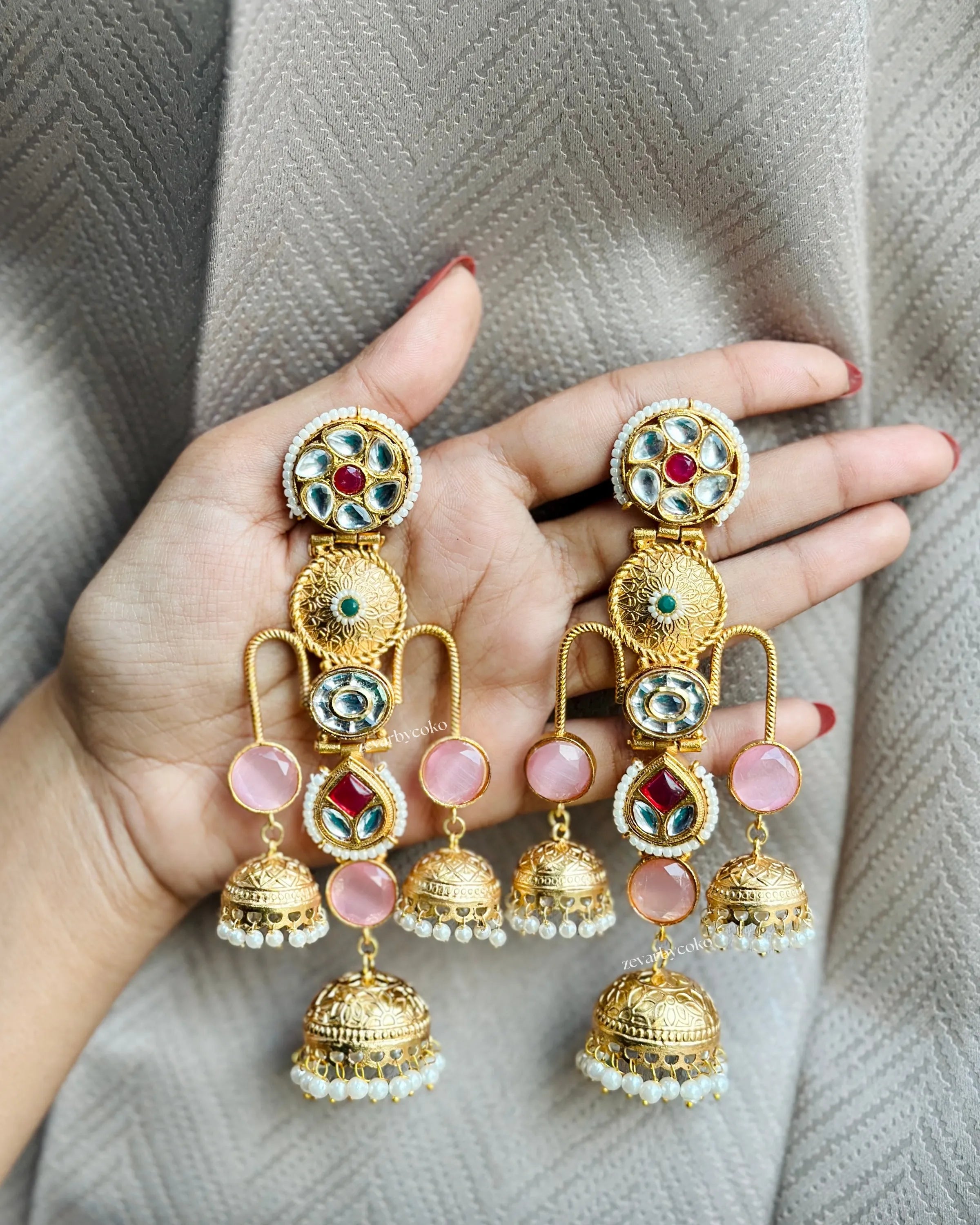Aakriti Kashmiri Jhumka Earrings