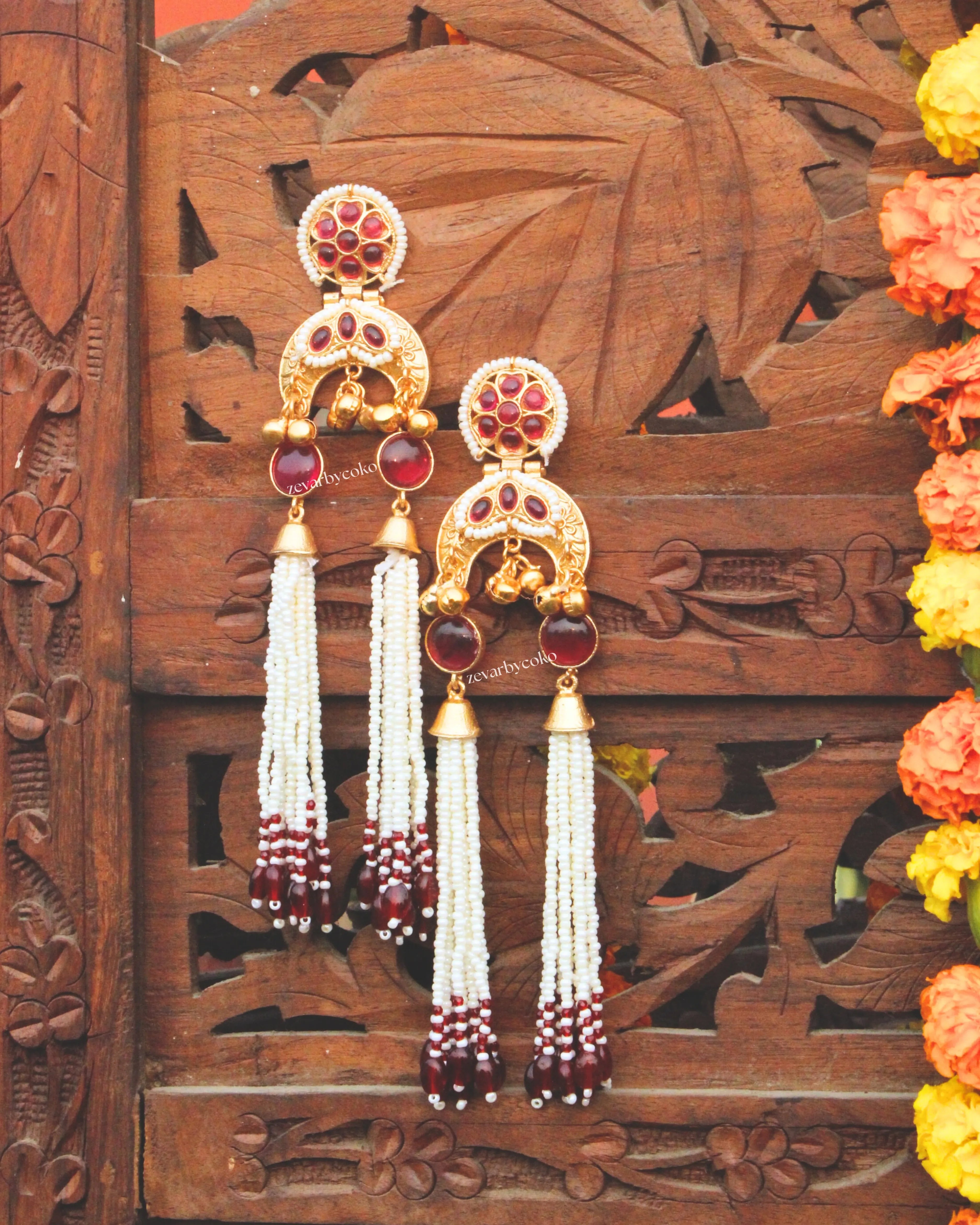 Aalia Kashmiri Jhumka Earrings