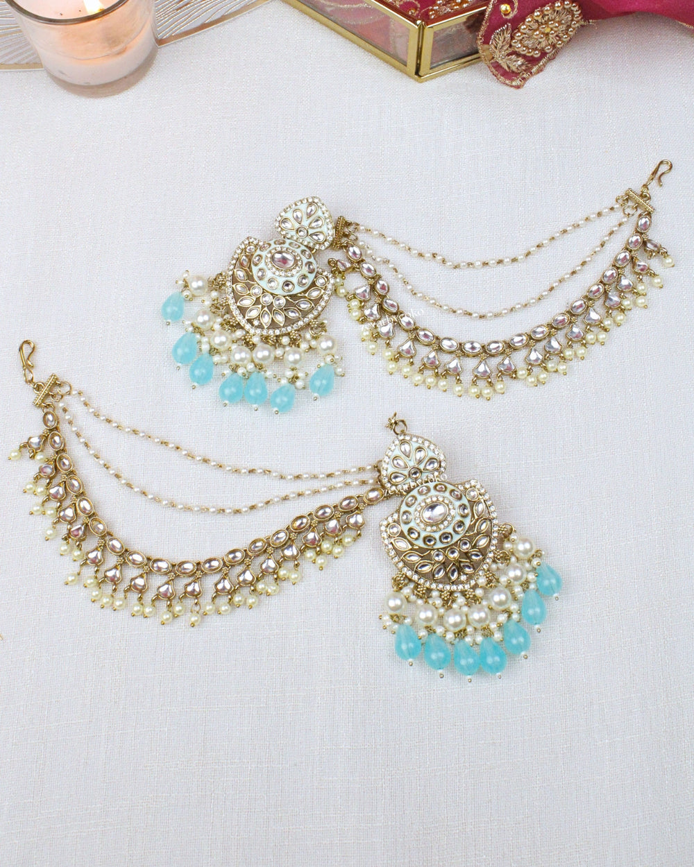 COKO's Kaan Chain Ear Chain (Sahara)- Kaia Kaanchain Earrings