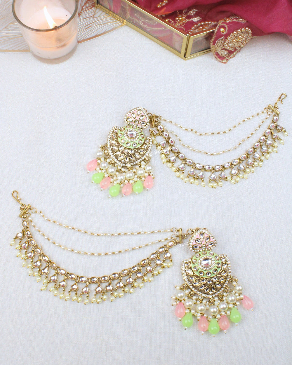 COKO's Kaan Chain Ear Chain (Sahara)- Kriya Kaanchain Earrings