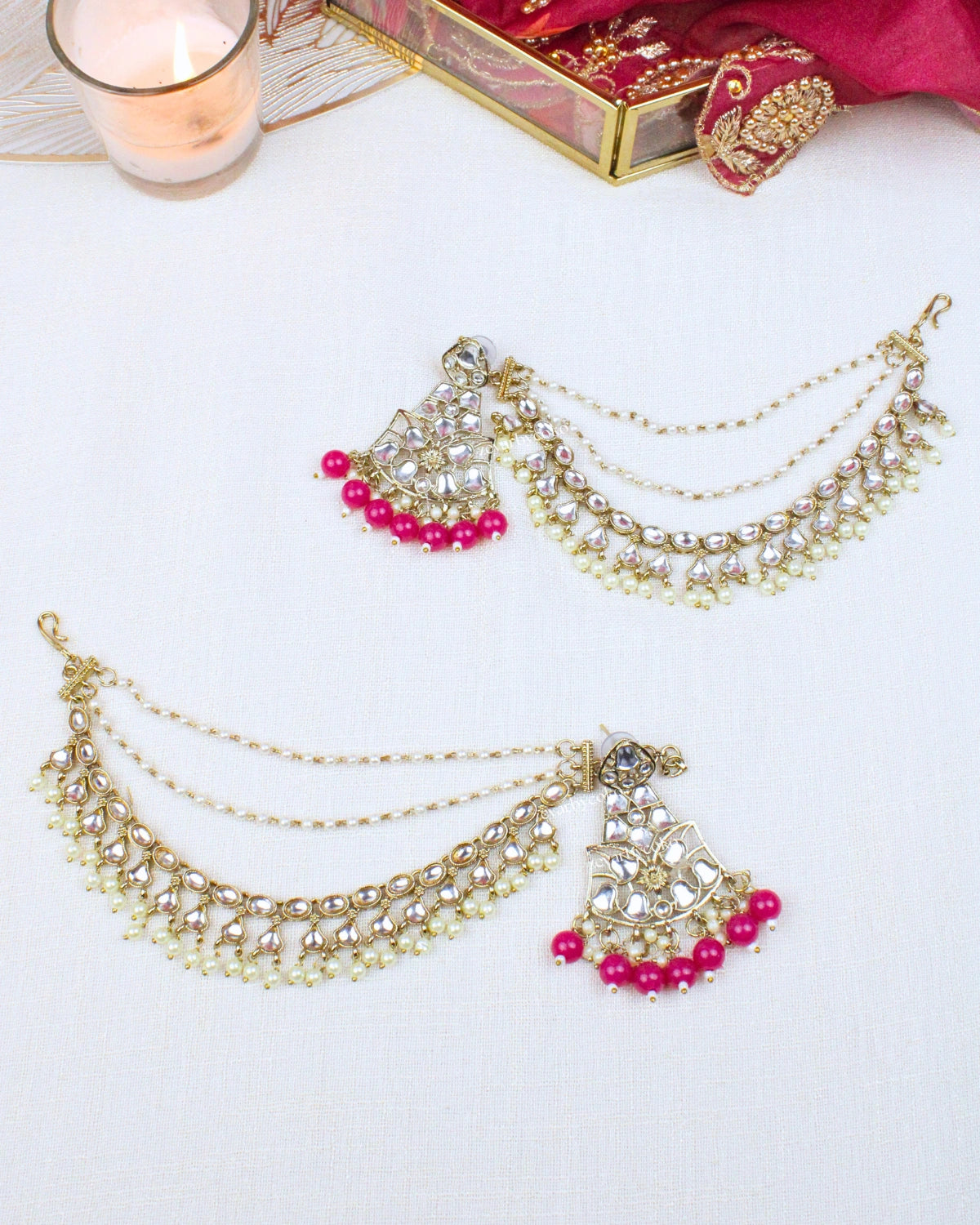 COKO's Kaan Chain Ear Chain (Sahara)- Kashika Kaanchain Earrings