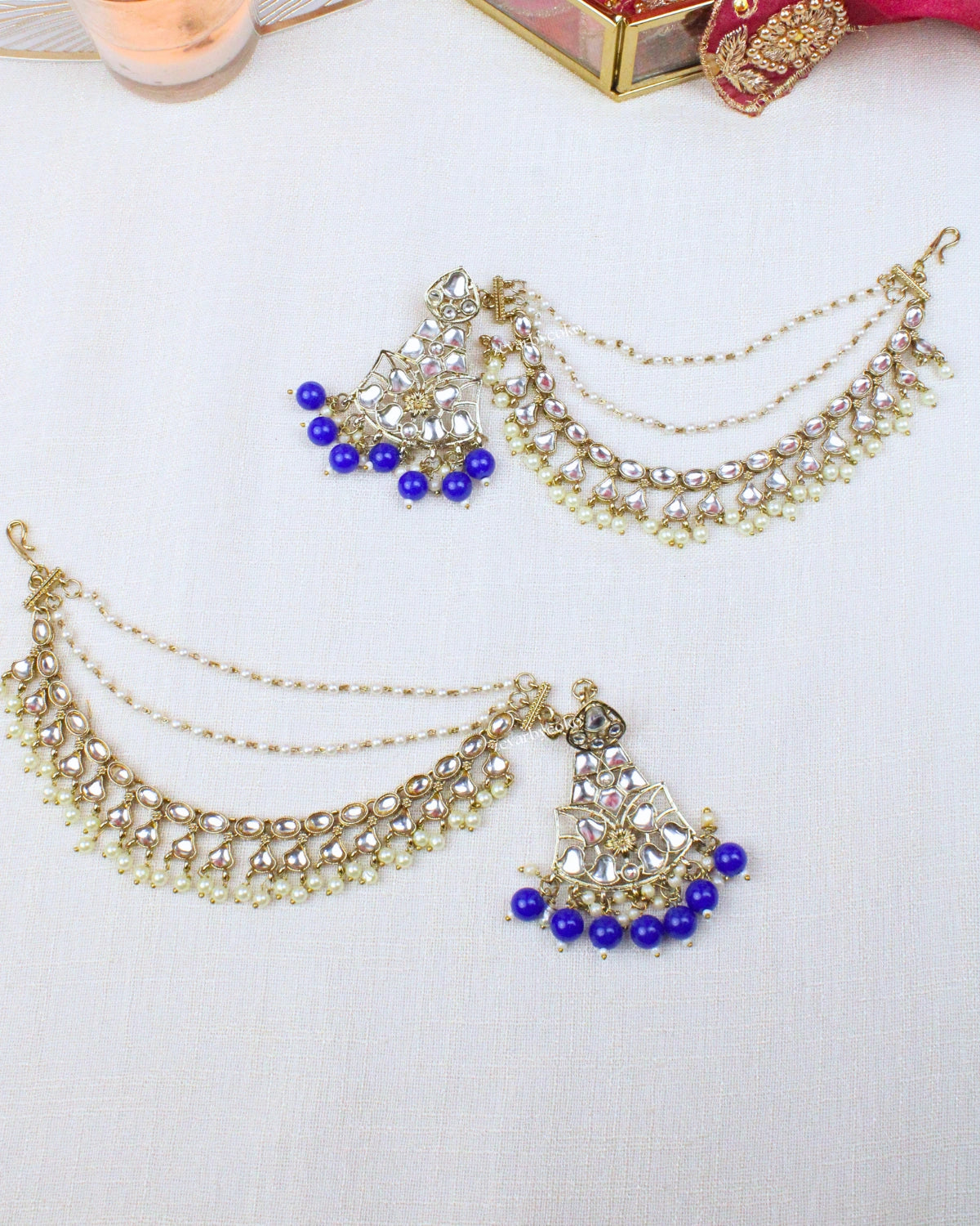COKO's Kaan Chain Ear Chain (Sahara)- Kriva Kaanchain Earrings