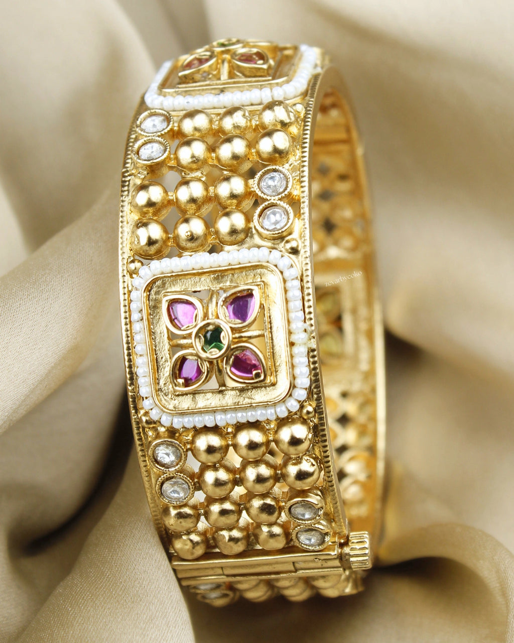 COKO's Heritage Openable Bangles Set of 2- Meghna