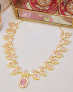 COKO's American Diamond Zircon Necklace set - Vasundhara