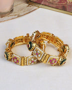 COKO's Heritage Openable Bangles Set of 2- Maahi