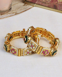 COKO's Heritage Openable Bangles Set of 2- Maahi