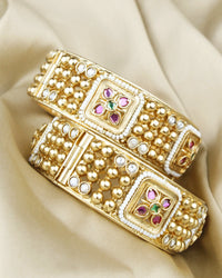 COKO's Heritage Openable Bangles Set of 2- Meghna