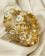 COKO's Heritage Openable Bangles Set of 2- Mansa