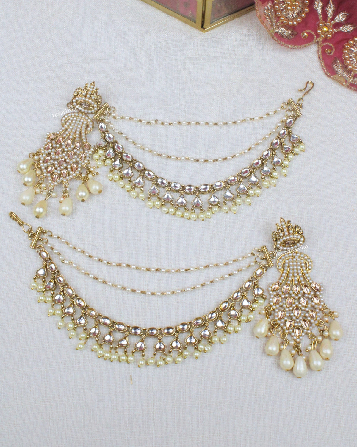 COKO's Kaan Chain Ear Chain (Sahara)- Kashish Kaanchain Earrings