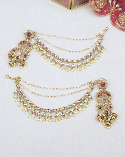 COKO's Kaan Chain Ear Chain (Sahara)- Karnika Kaanchain Earrings
