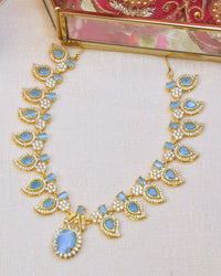 COKO's American Diamond Zircon Necklace set - Vasundhara