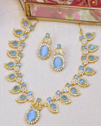 COKO's American Diamond Zircon Necklace set - Vasundhara