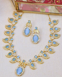 COKO's American Diamond Zircon Necklace set - Vasundhara