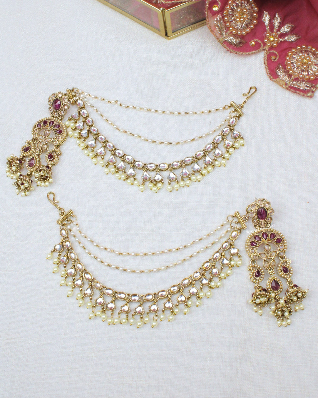 COKO's Kaan Chain Ear Chain (Sahara)- Karnika Kaanchain Earrings
