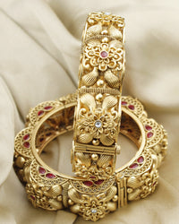 COKO's Heritage  Rajwada Openable Bangles Set of 2- Manvi