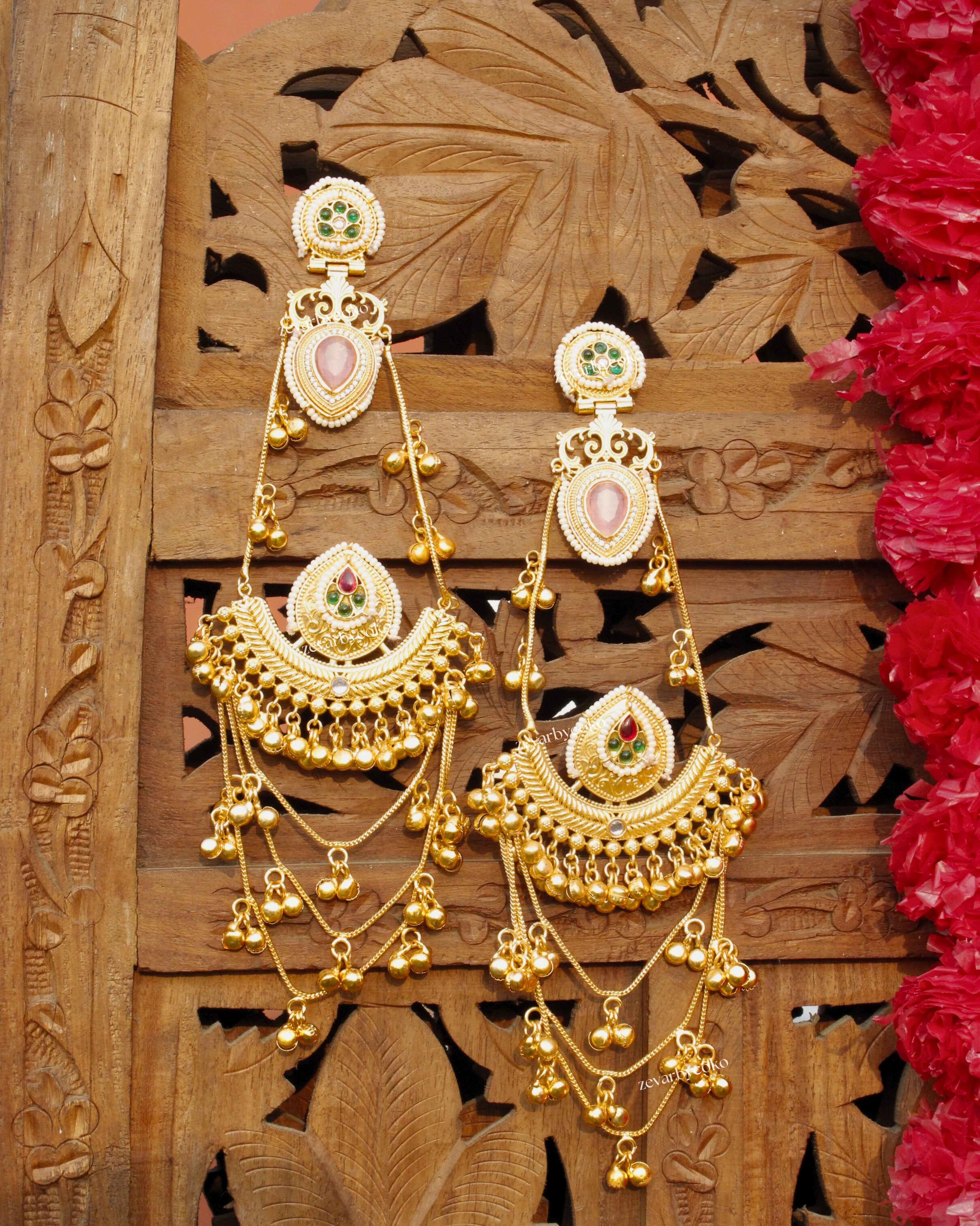 Aashika Kashmiri Jhumka Earrings
