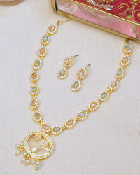 COKO's American Diamond Zircon Necklace set - Vedah