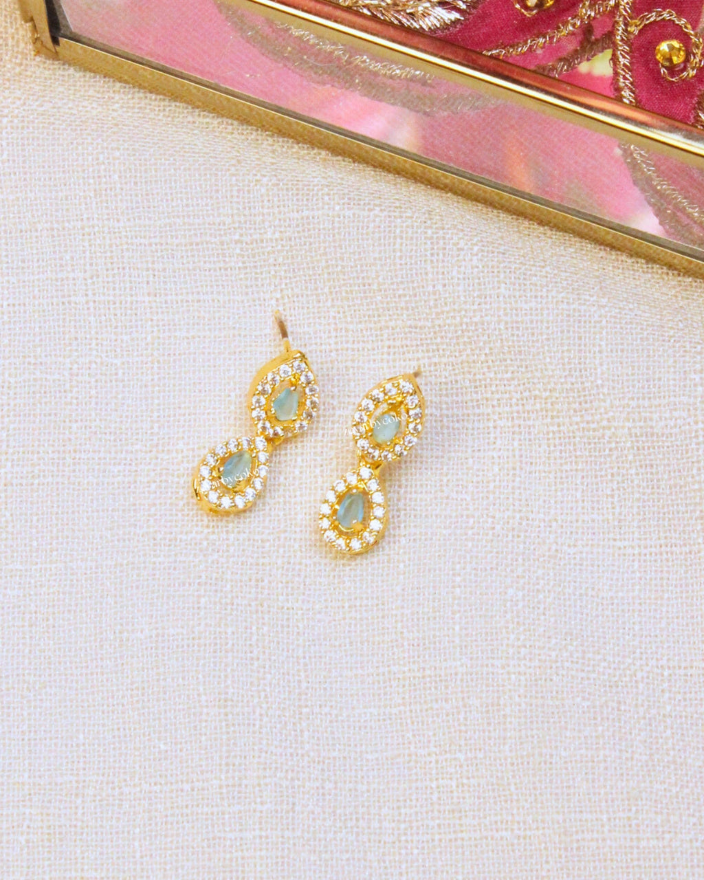 COKO's American Diamond Zircon Necklace set - Vedah