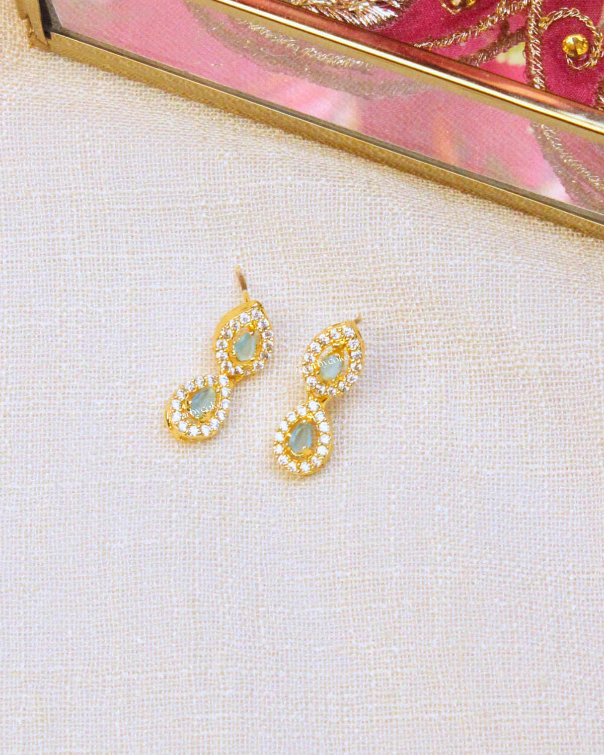 COKO's American Diamond Zircon Necklace set - Vedah
