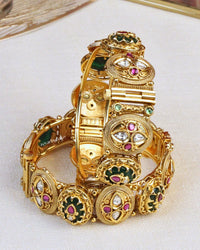 COKO's Heritage Openable Bangles Set of 2- Meera