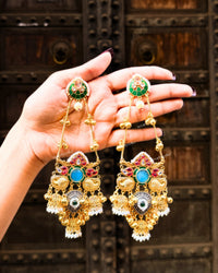 Bansari Kashmiri Jhumka Earrings