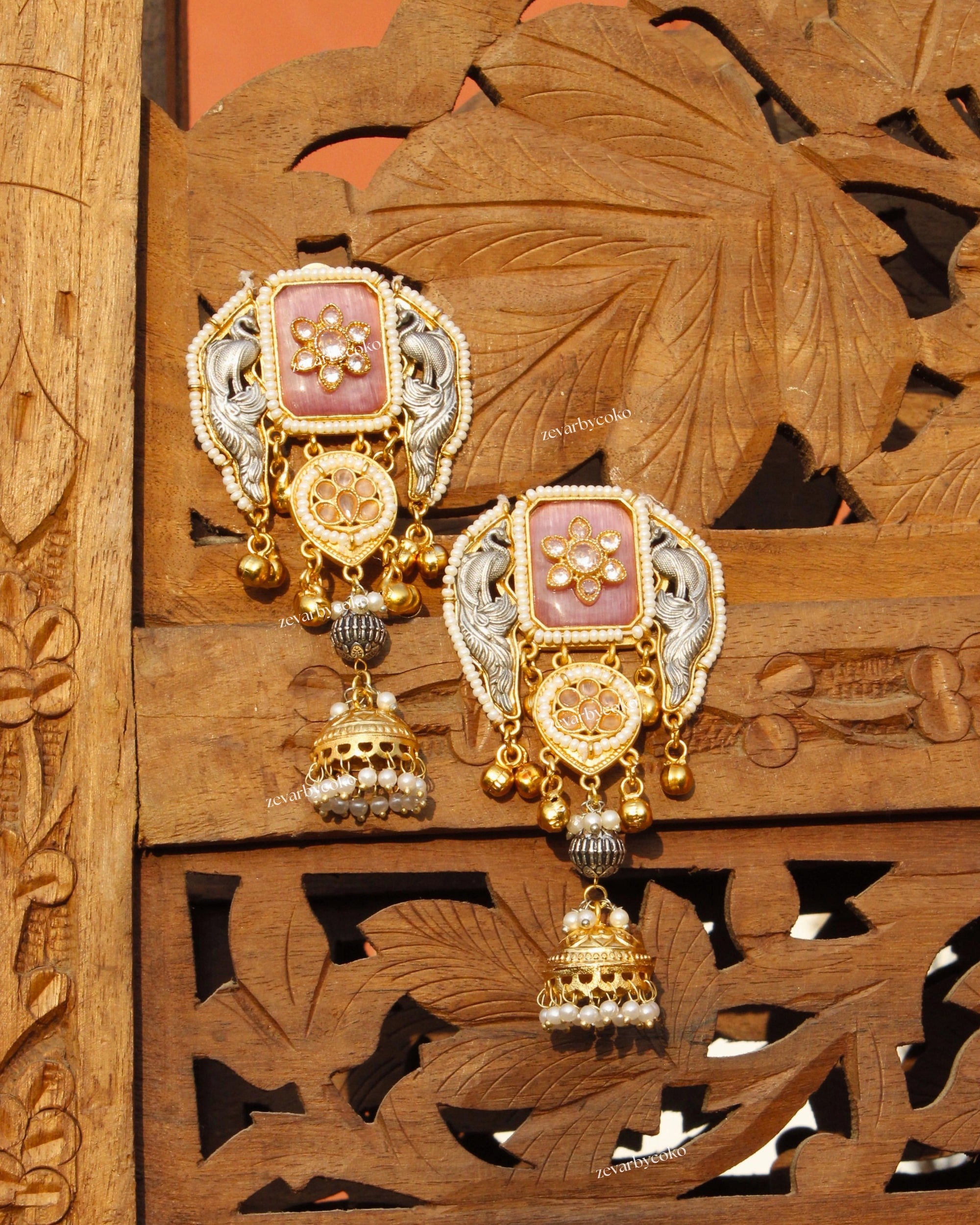 Aashna Kashmiri Jhumka Earrings