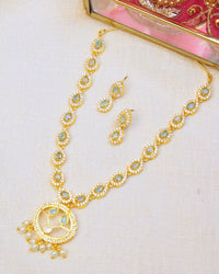 COKO's American Diamond Zircon Necklace set - Vedah