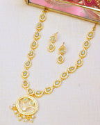 COKO's American Diamond Zircon Necklace set - Vedah