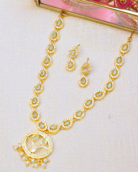 COKO's American Diamond Zircon Necklace set - Vedah