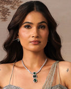 COKO's American Diamond Necklace set - Vaanya