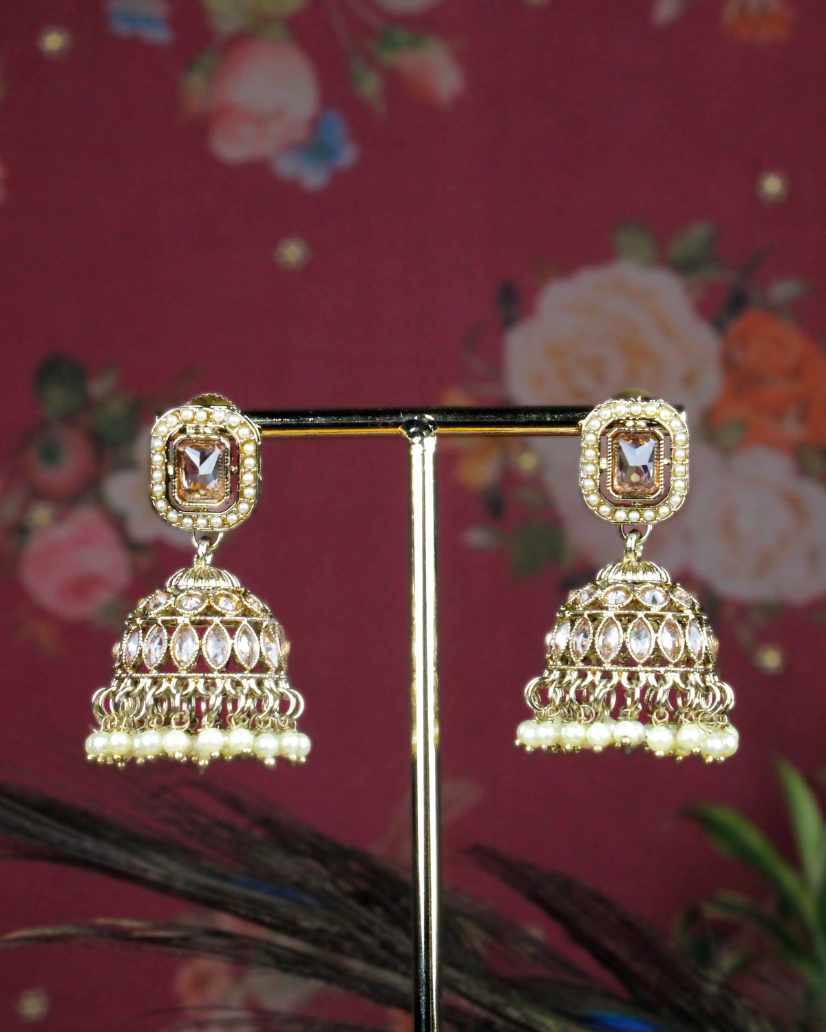 Coko's Sitara Reverse AD Polki Necklace Set