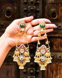 Bansari Kashmiri Jhumka Earrings