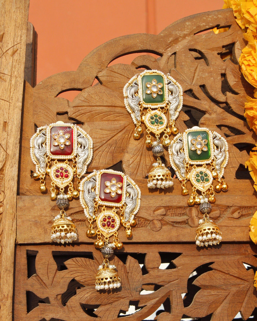 Aashna Kashmiri Jhumka Earrings