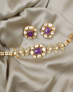 COKO's Sabya Inspired Navratna Necklace Set - Naira