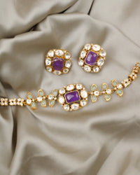 COKO's Sabya Inspired Navratna Necklace Set - Naira